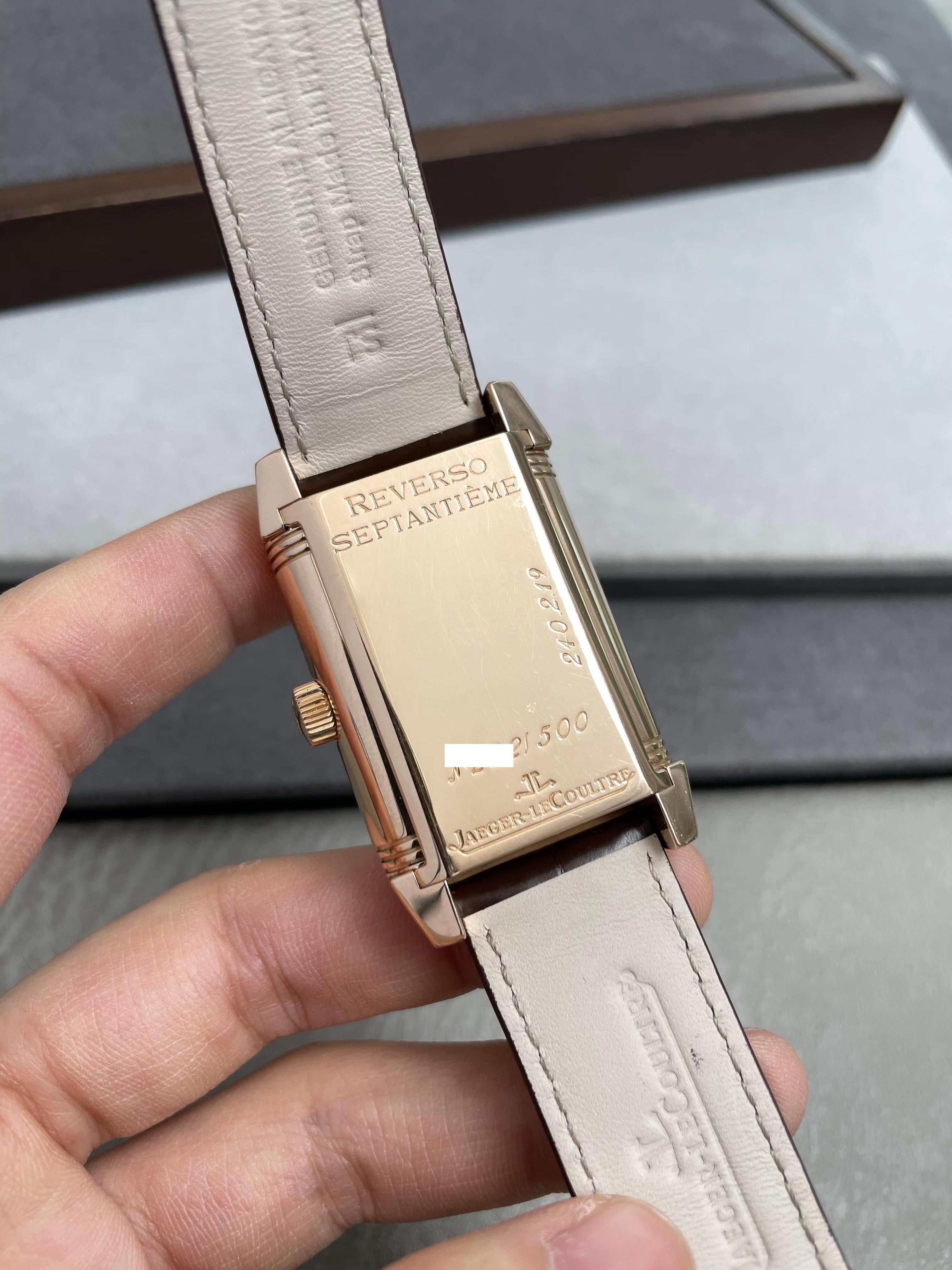 Jaeger LeCoultre Reverso Q3002420 Septantieme 8 Jours day night big